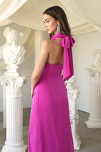 Load image into Gallery viewer, Alize Halter Maxi Dress - Fuschia
