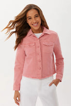 Load image into Gallery viewer, Clean Denim Jacket - Shell Pink
